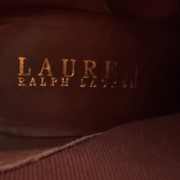 Ralph Lauren Tia Leather Wedge Boots - Picture 13 of 13